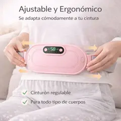 MOVI - Cinturón Térmico Menstrual con Masaje Vibratorio y 3 Niveles de Calor