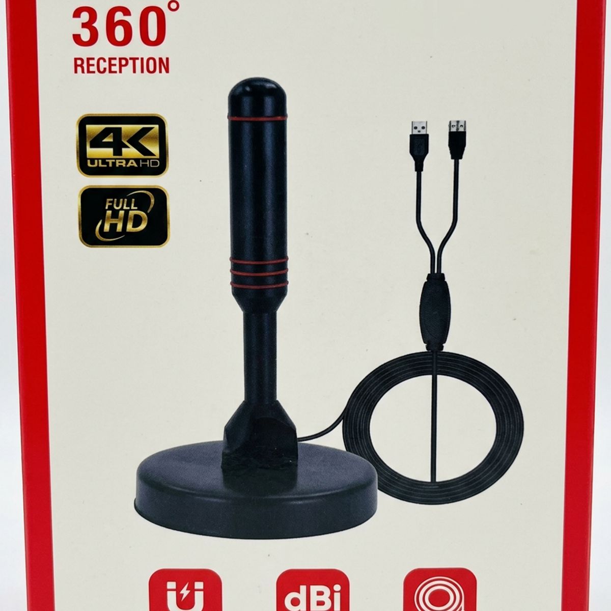 GENERICO - Antena digital HDTV para interiores