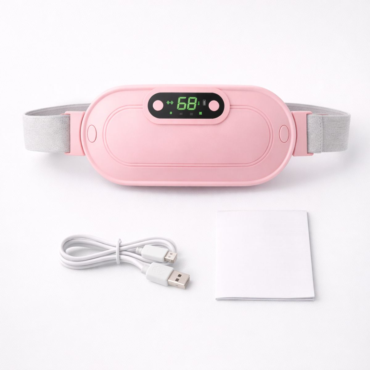 MOVI - Masajeador Térmico Abdominal Portátil Recargable para Dolor Menstrual
