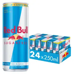 RED BULL - Bebida Energética Pack 24 Latas Sin Azúcar 250Ml