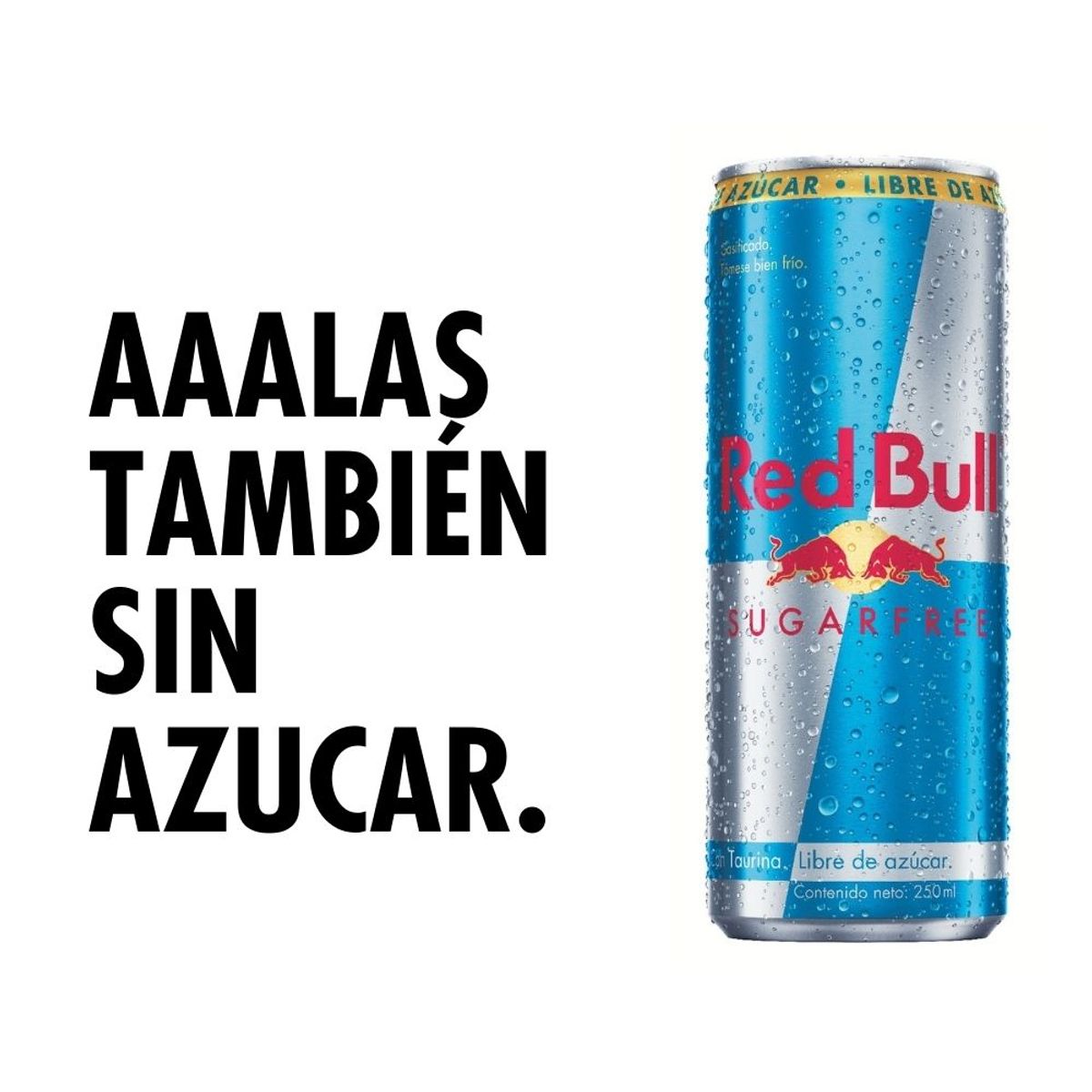 RED BULL - Red Bull Bebida Energética Pack 12 Latas Sin Azúcar 250Ml