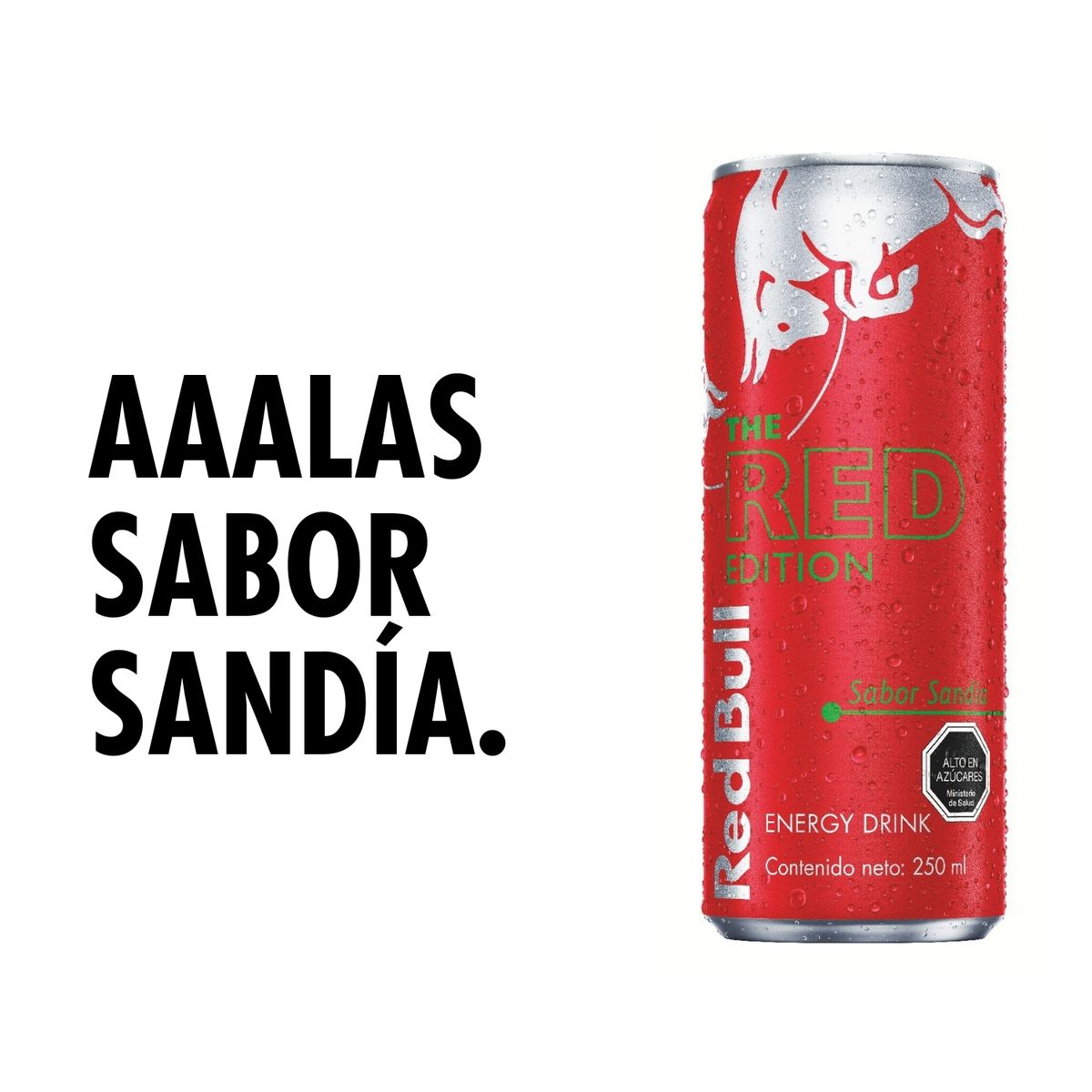 RED BULL - Red Bull Bebida Energética Pack 16 Latas Sandía 250Ml