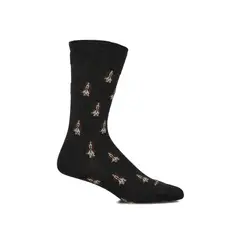 HUSH PUPPIES - Calcetín Algodón Hombre D Basset Logo Gris