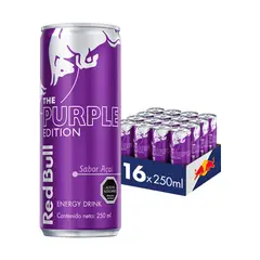 RED BULL - Bebida Energética Pack 16 Latas Acaí 250Ml