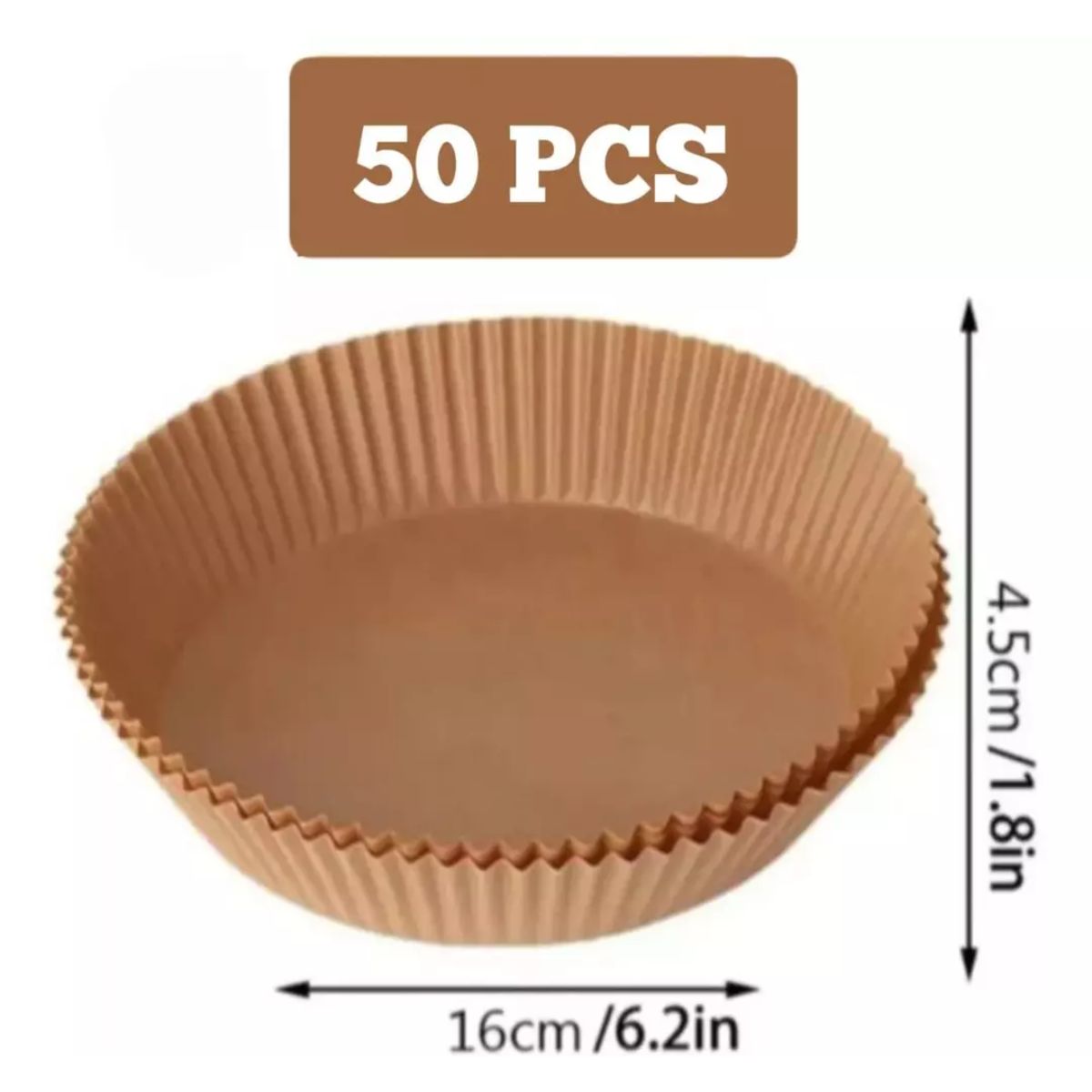 GENERICO - Pack 50 Papeles Protectores Desechables Freidora De Aire