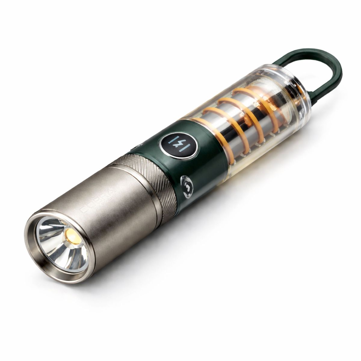 COBA - Linterna Táctica Recargable LED 5000 Lúmenes USB-C Camping IPX6 Coba CB-936