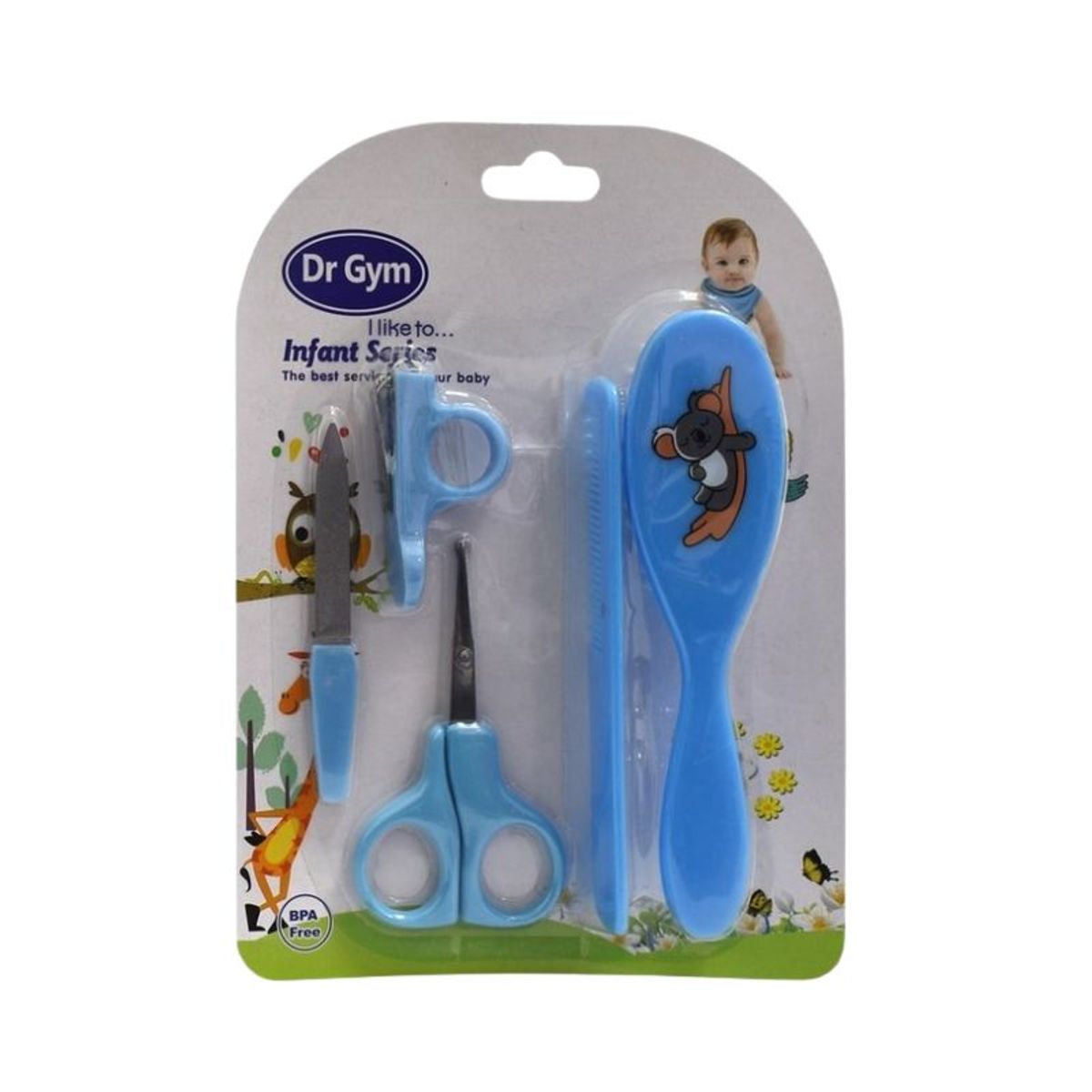 GENERICO - Set De Limpieza E Higiene Del Bebé Niño Y Niña CELESTE