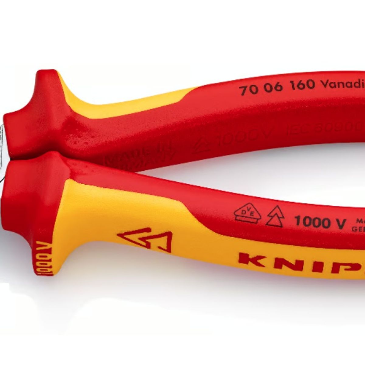 GENERICO - Alicate de Corte Diagonal Aislado 6” 1000V VDE 700 61 60 KNIPEX