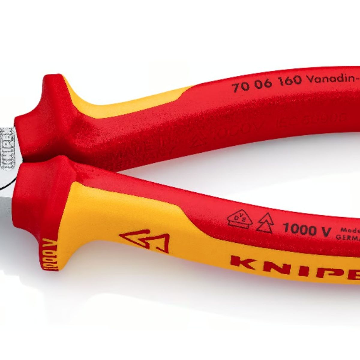 GENERICO - Alicate de Corte Diagonal Aislado 6” 1000V VDE 700 61 60 KNIPEX
