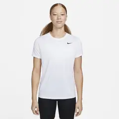 NIKE - Polera DriFIT Blanco Mujer