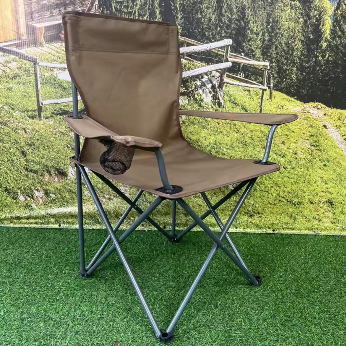 GENERICO - Silla De Camping Plegable Playa Paseo Viaje Con Porta Vaso