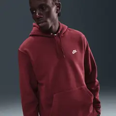 NIKE - Polerón Club Rojo Hombre