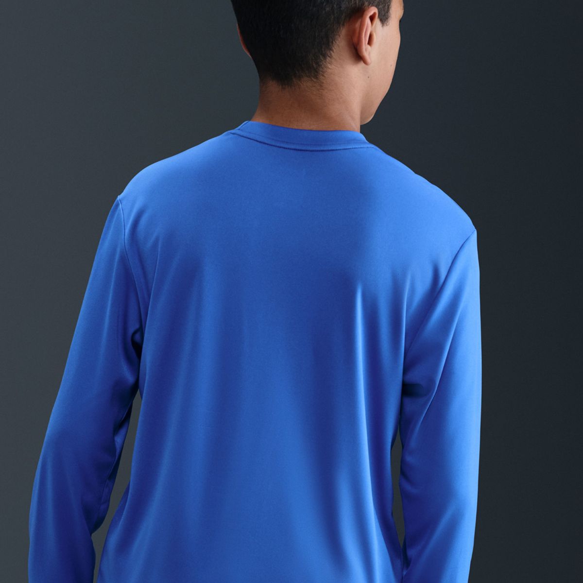 NIKE - Polera Nike Brand Blast Block Hydroguard Azul Niños