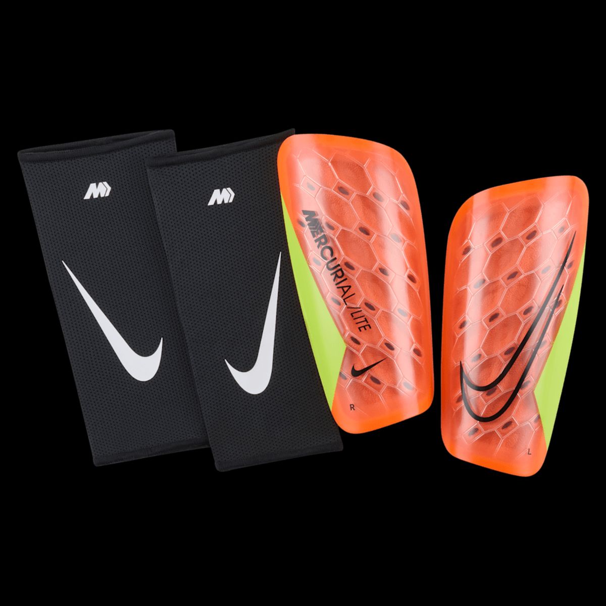 NIKE - Canilleras Nike Mercurial Lite Naranja Hombre