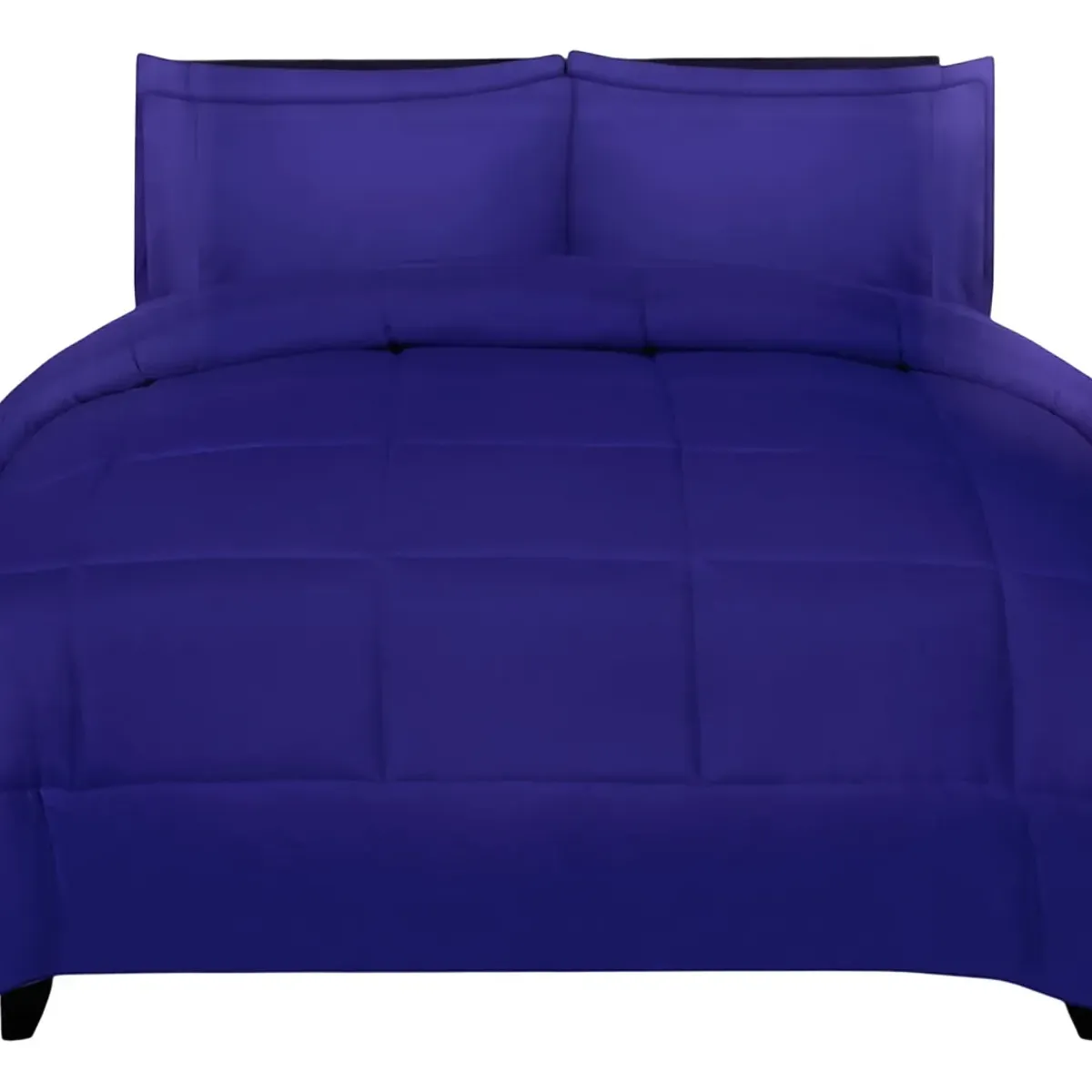 GENERICO - Plumón Edredón 2 Plazas 230 Cm X 250 Cm + Funda Para Almohada Azul