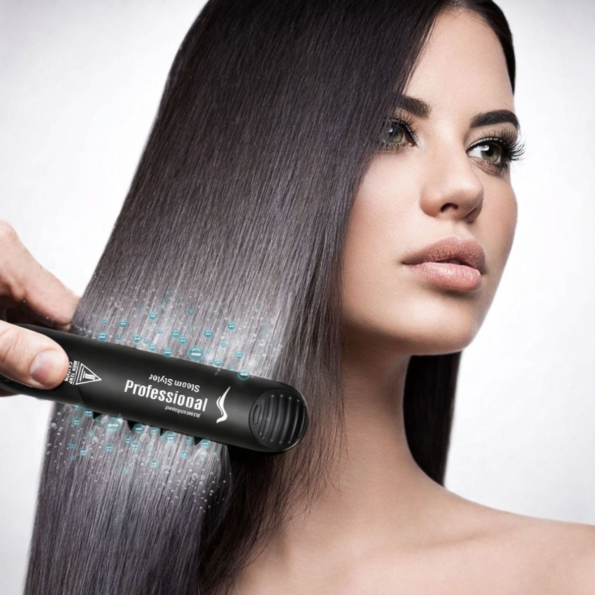 MOVI - Plancha de Pelo Profesional Steam Styler Alisado Perfecto Vapor