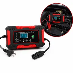 GENERICO - Cargador de Bateria Inteligente 12V Para Auto Moto