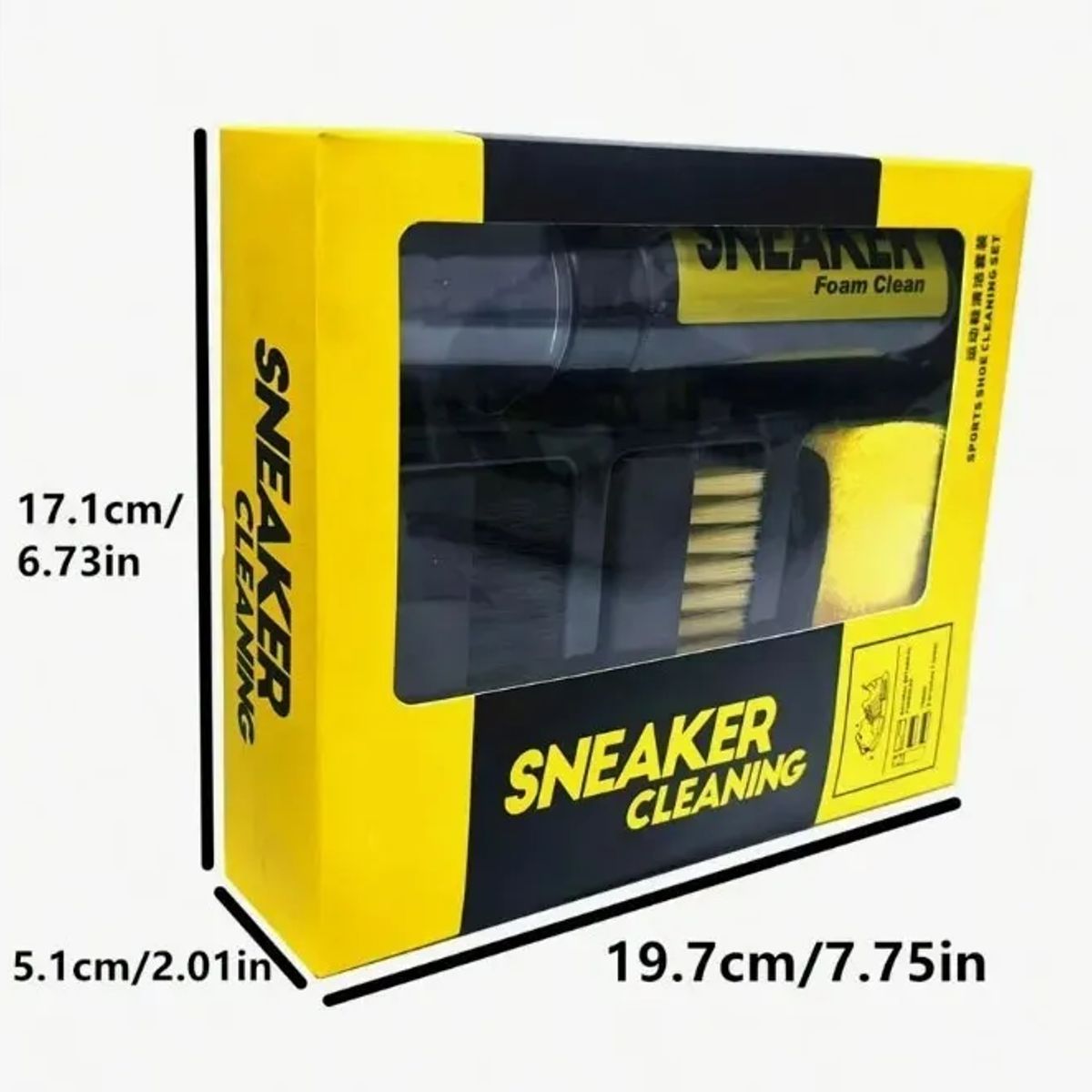 GENERICO - Kit Limpieza Zapatillas Espuma Limpiadora Blanqueadora