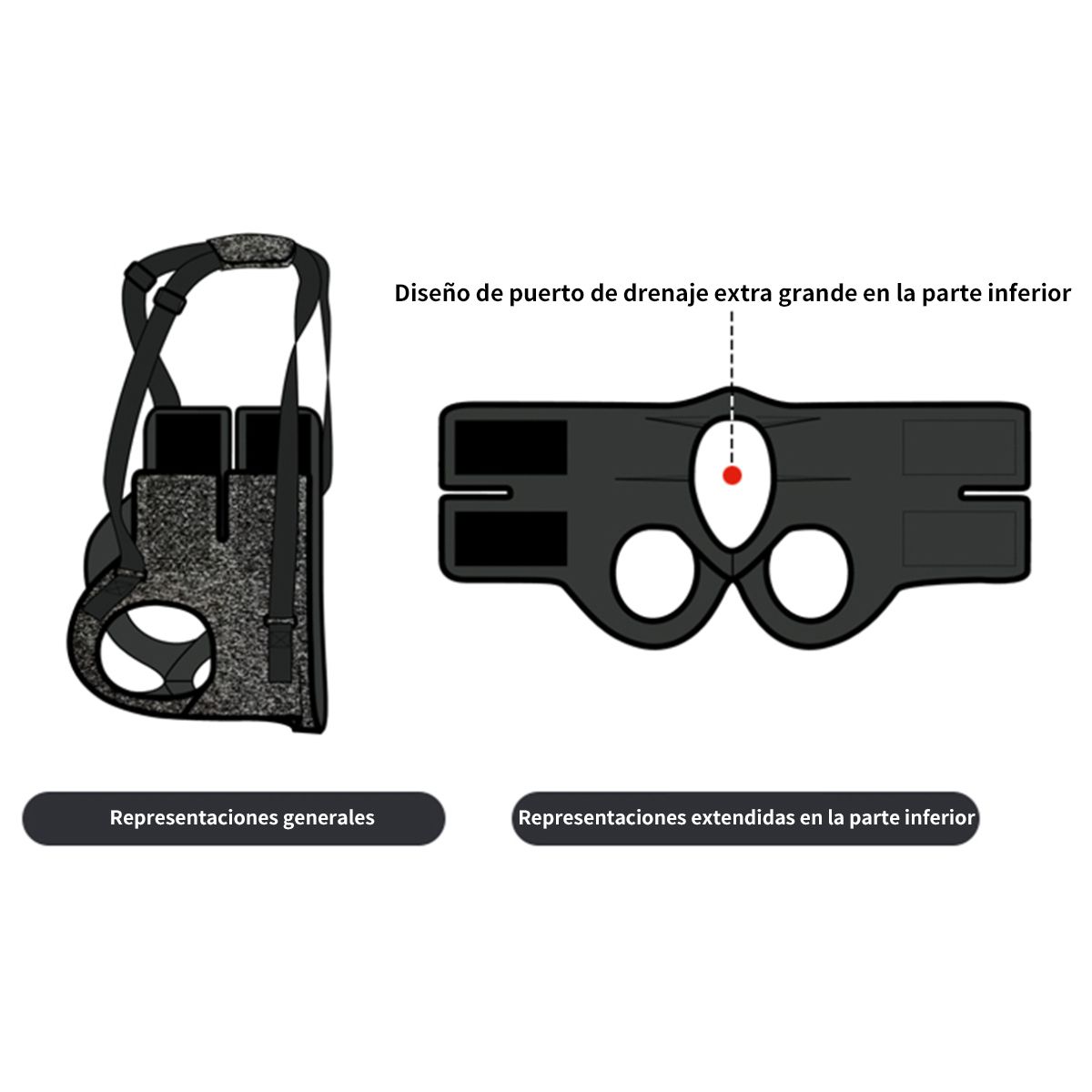ATURE - Correa De Soporte Para Patas Traseras-perros Mayoresheridos L