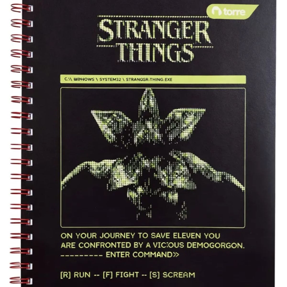 GENERICO - Cuaderno Universitario Torre 7mm 100h Stranger Things Pack 10