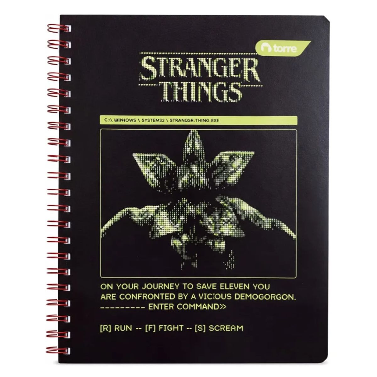 GENERICO - Cuaderno Universitario Torre 7mm 100h Stranger Things Pack 10