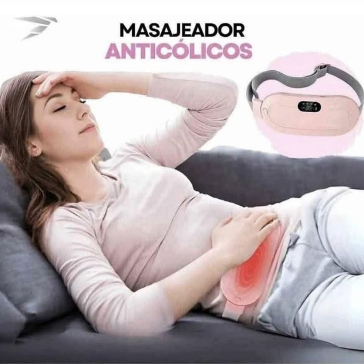 GENERICO - CINTURON PARA CÓLICOS Y DOLORES MENSTRUALES- ALIVIO INMEDIATO PARA TUS CÓLICOS EN SOLO MINUTOS
