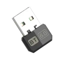 GENERICO - Adaptador Bluetooth 6.0 USB Transmisor y Receptor para Auriculares y Ratón