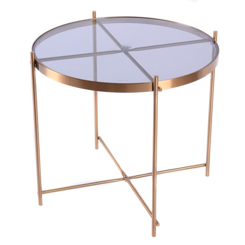 DISEÑO 3 - Mesa Lateral X 830 Bronce Diseño 3