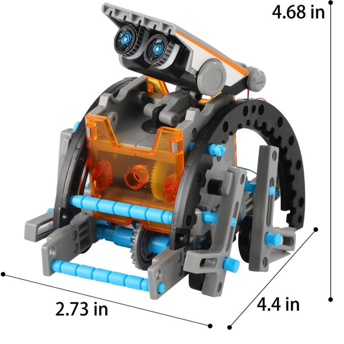 ATURE - Kit Robot Solar 12 En 1 - Energía Renovable Y Experimentos Robot Gris