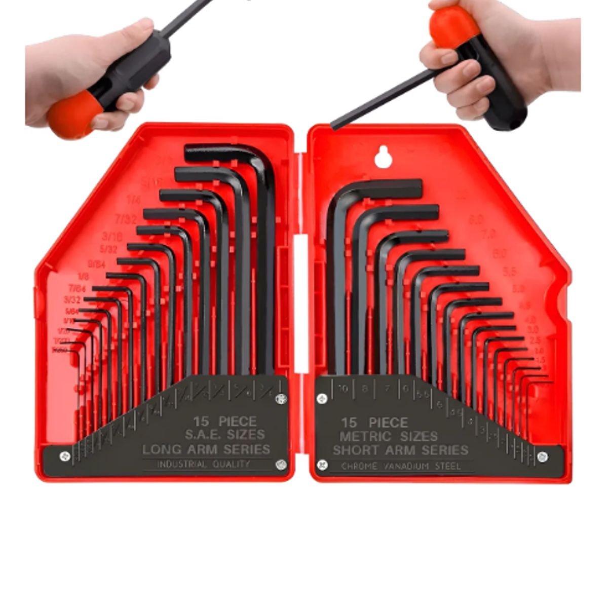 GENERICO - Set Juego De Llaves Allen Hexagonales Herramientas 30 Piezas