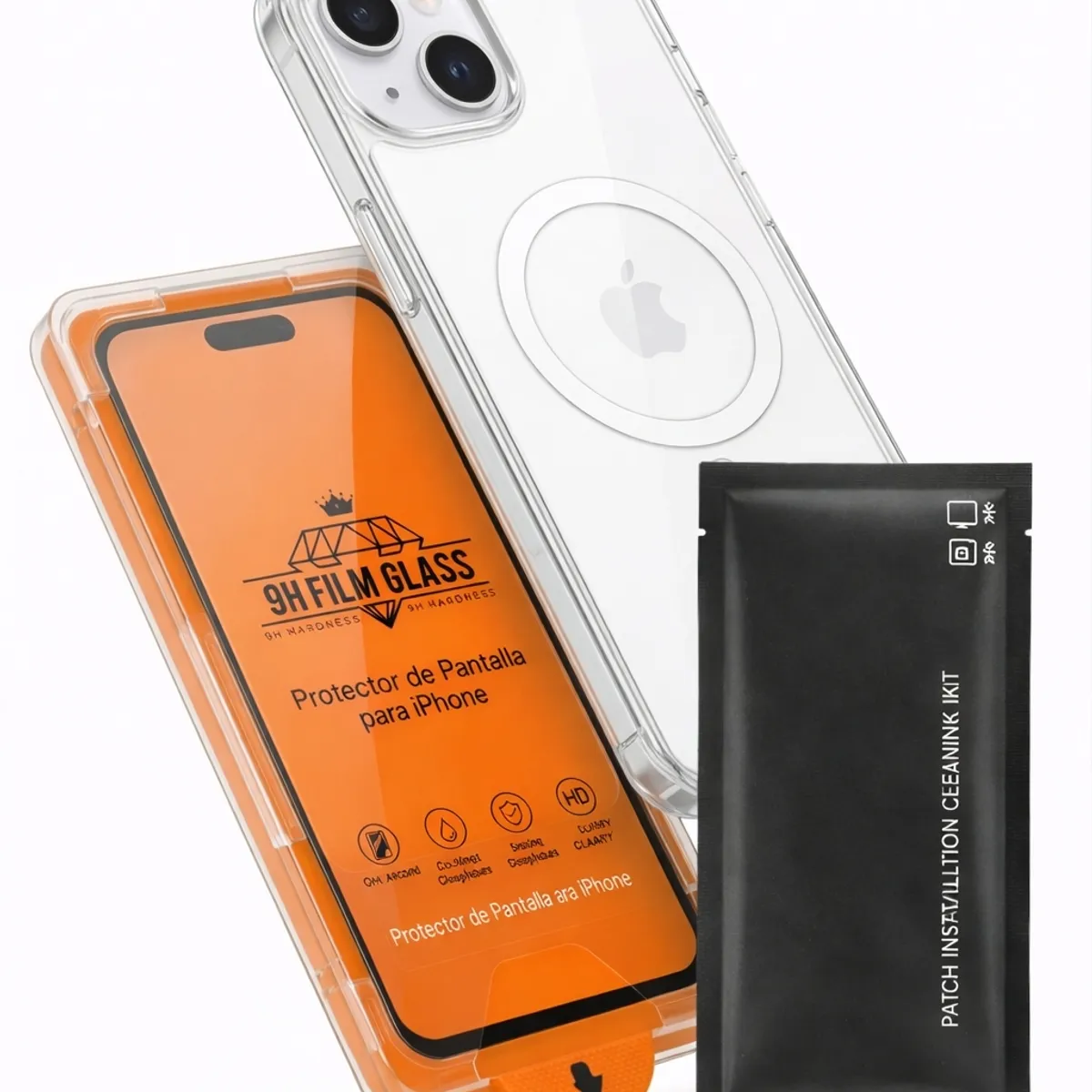 GENERICO - iPhone 13 Kit Premium 2 en1: Carcasa MagSafe + Vidrio 9H