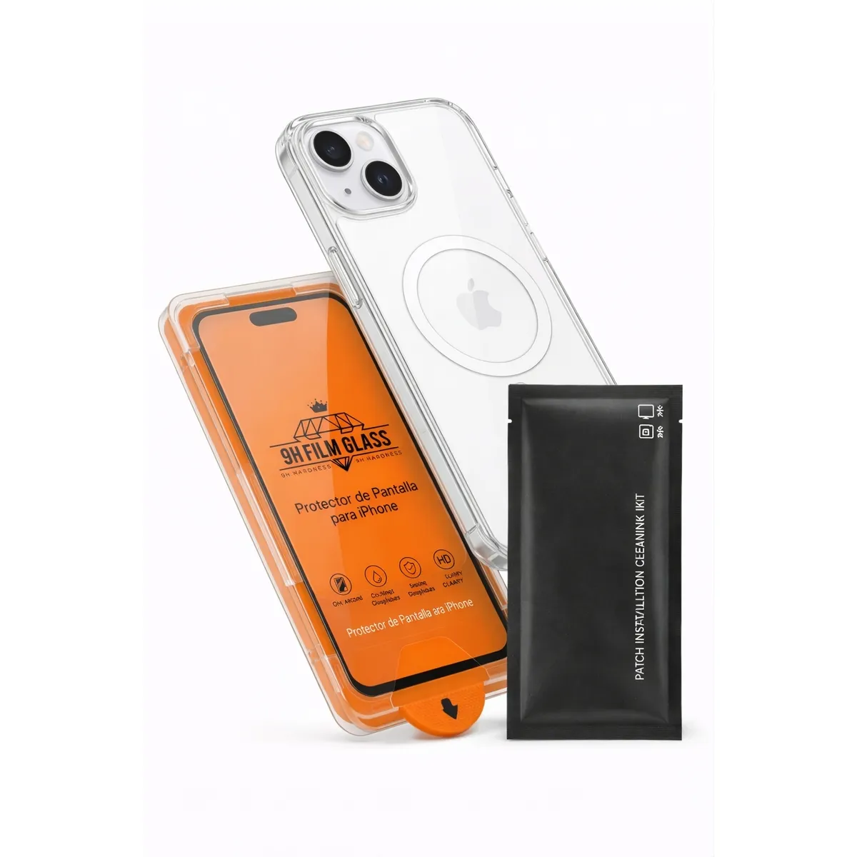 GENERICO - iPhone 13 Kit Premium 2 en1: Carcasa MagSafe + Vidrio 9H