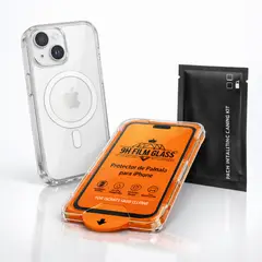 GENERICO - IPhone 15 Kit Premium 2en1: Carcasa MagSa + Vidrio 9H / iPh15