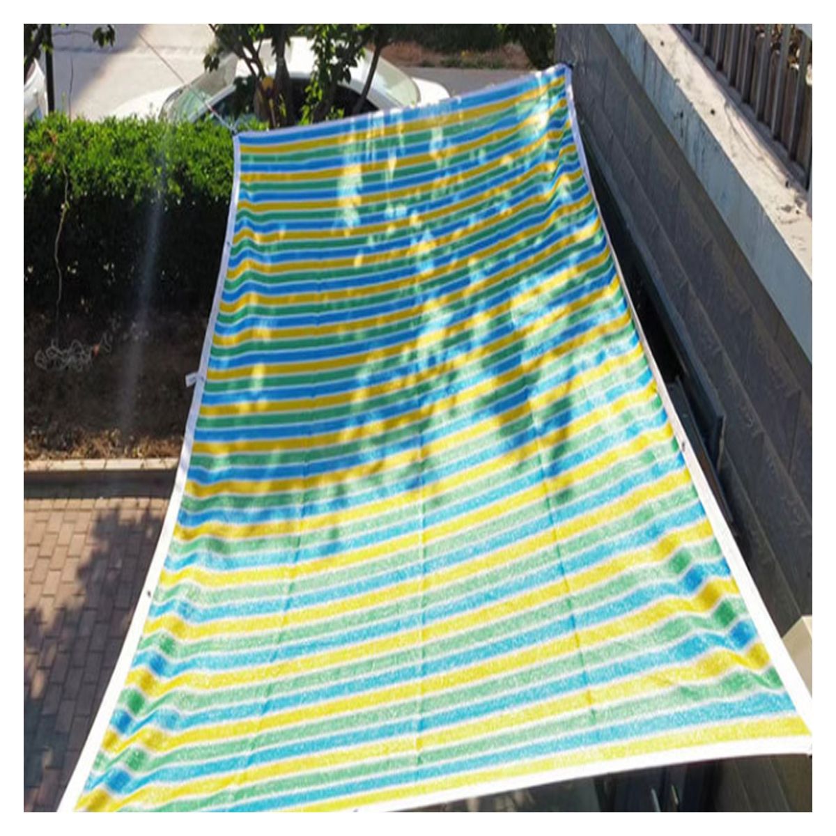 ATURE - Malla De Sombra 4x5m Lona 90% Tasa Sombreado Multicolor