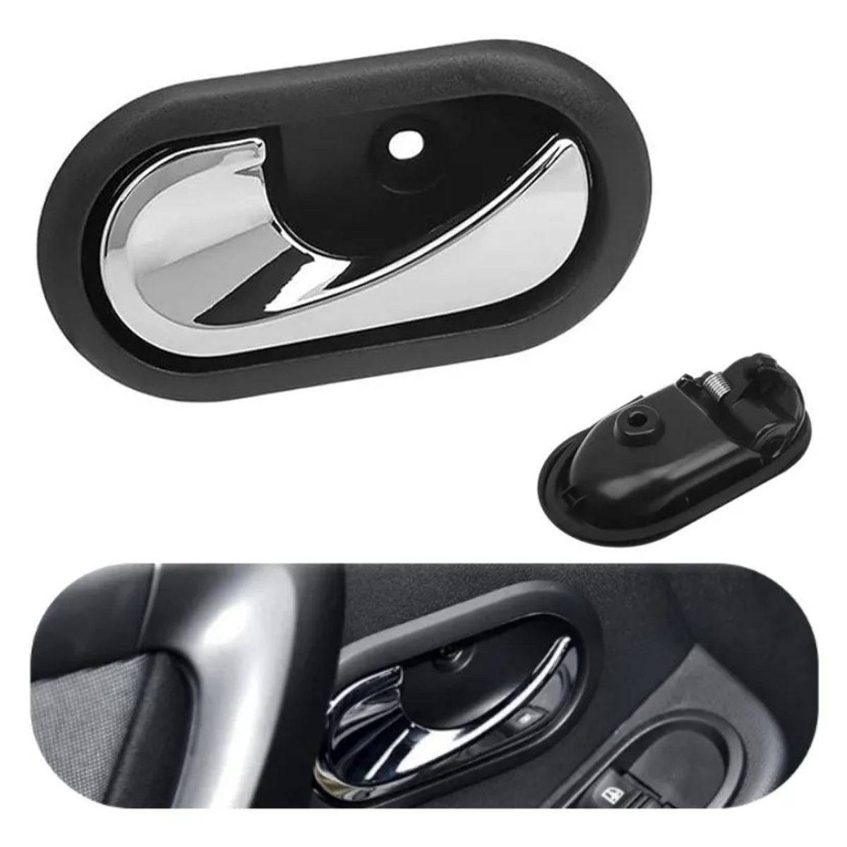 KUANGYE - Manilla Interior Izquier Para Renault Doker Duster Logan Sandero