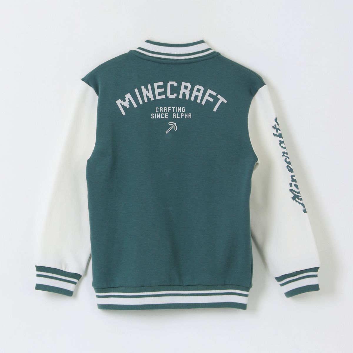 MINECRAFT - Chaqueta Niño College Bomber Est 09 Verde Minecraft