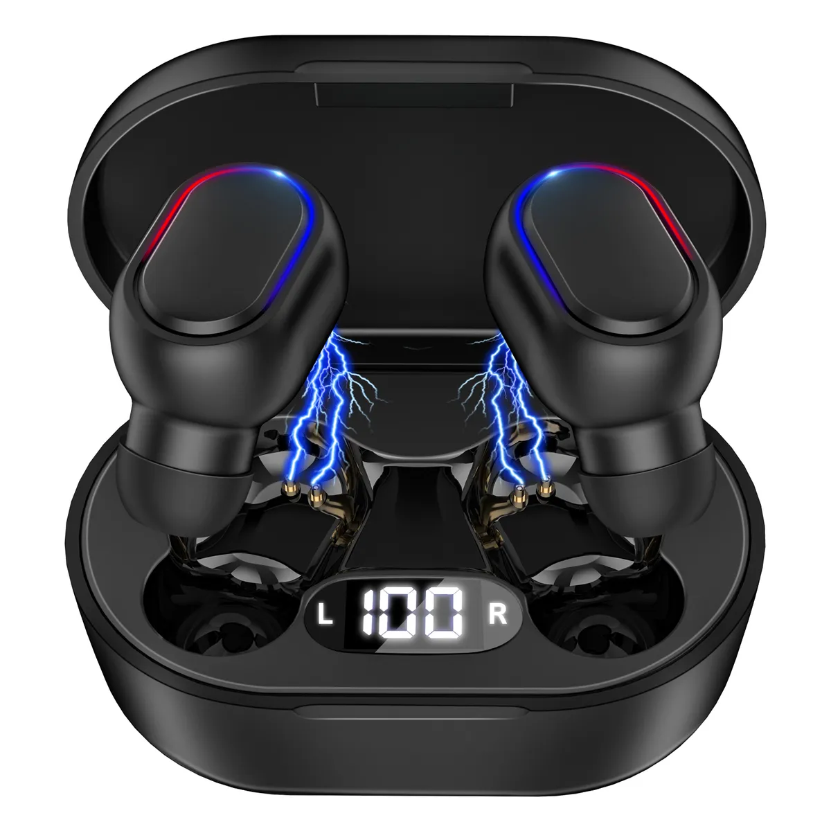 1 HORA - Audífonos Bluetooth 1Hora AUT114 TWS Negro