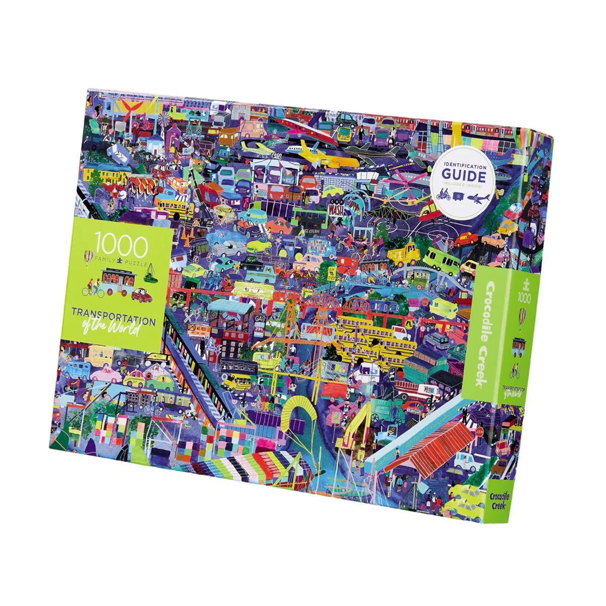 CROCODILE CREEK - Puzzle Transportes del Mundo 1000pcs Crocodile Creek