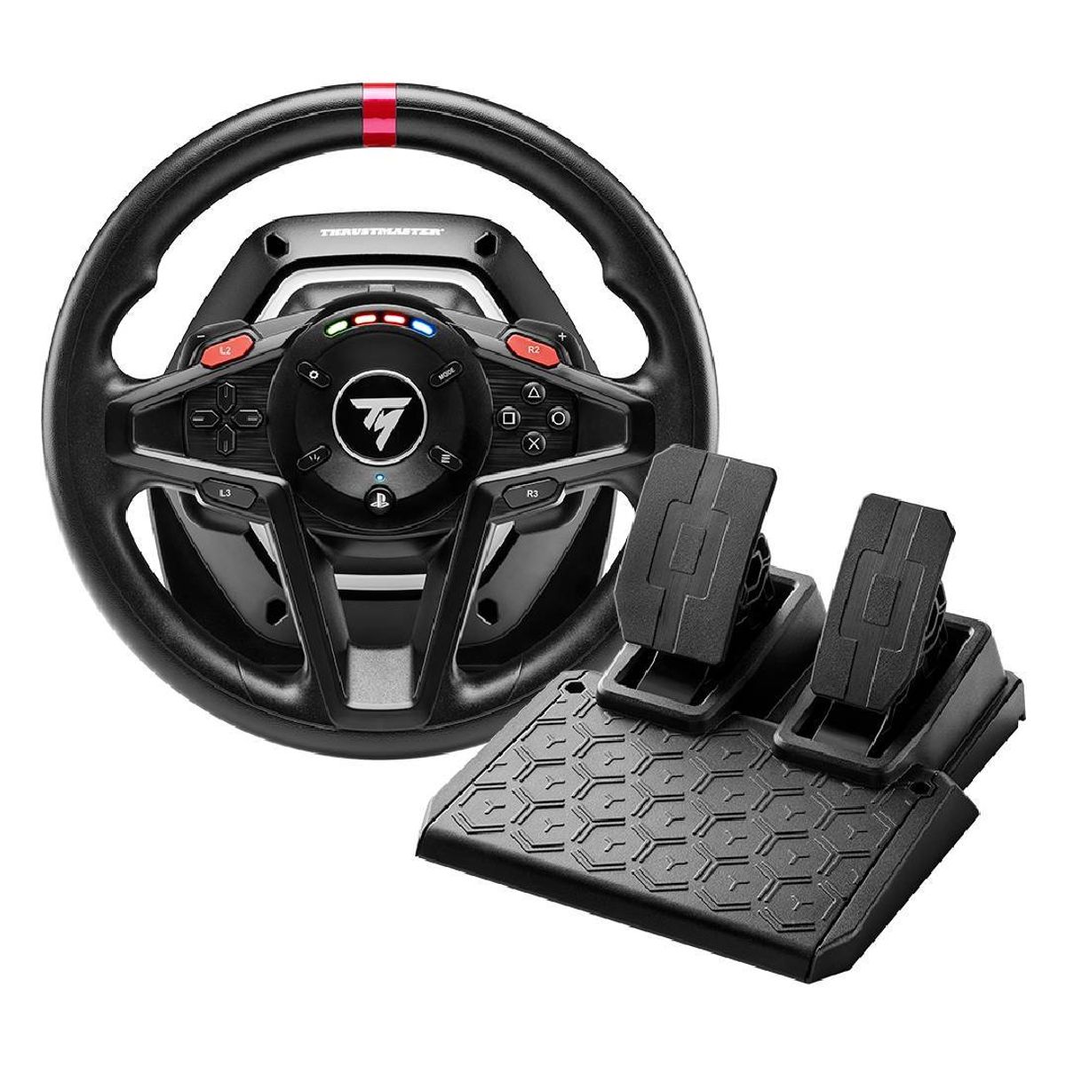 THRUSTMASTER - Volante de Carreras Thrustmaster T128 para PS5, PS4, PC