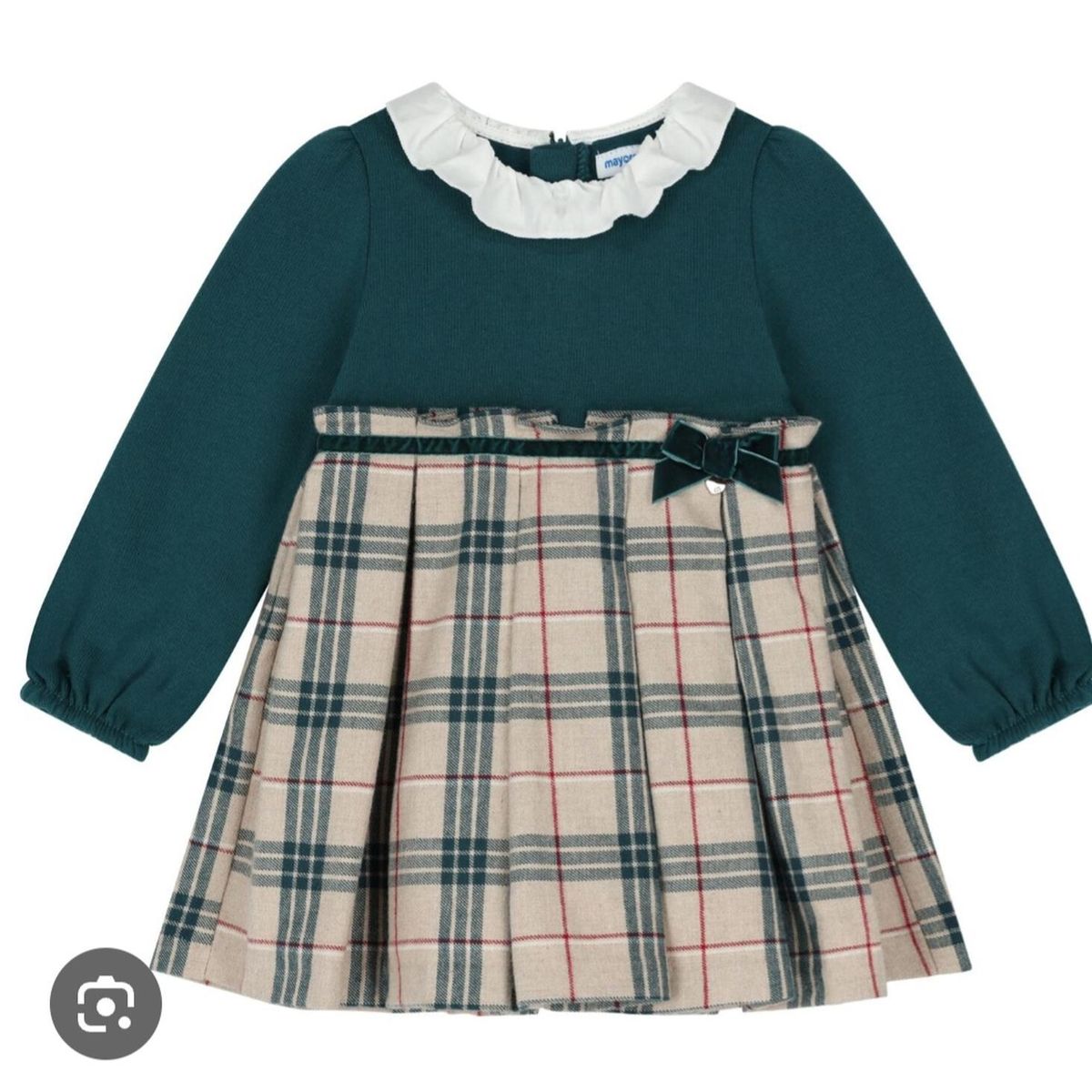 MAYORAL - 1 Vestido combinado cuadros