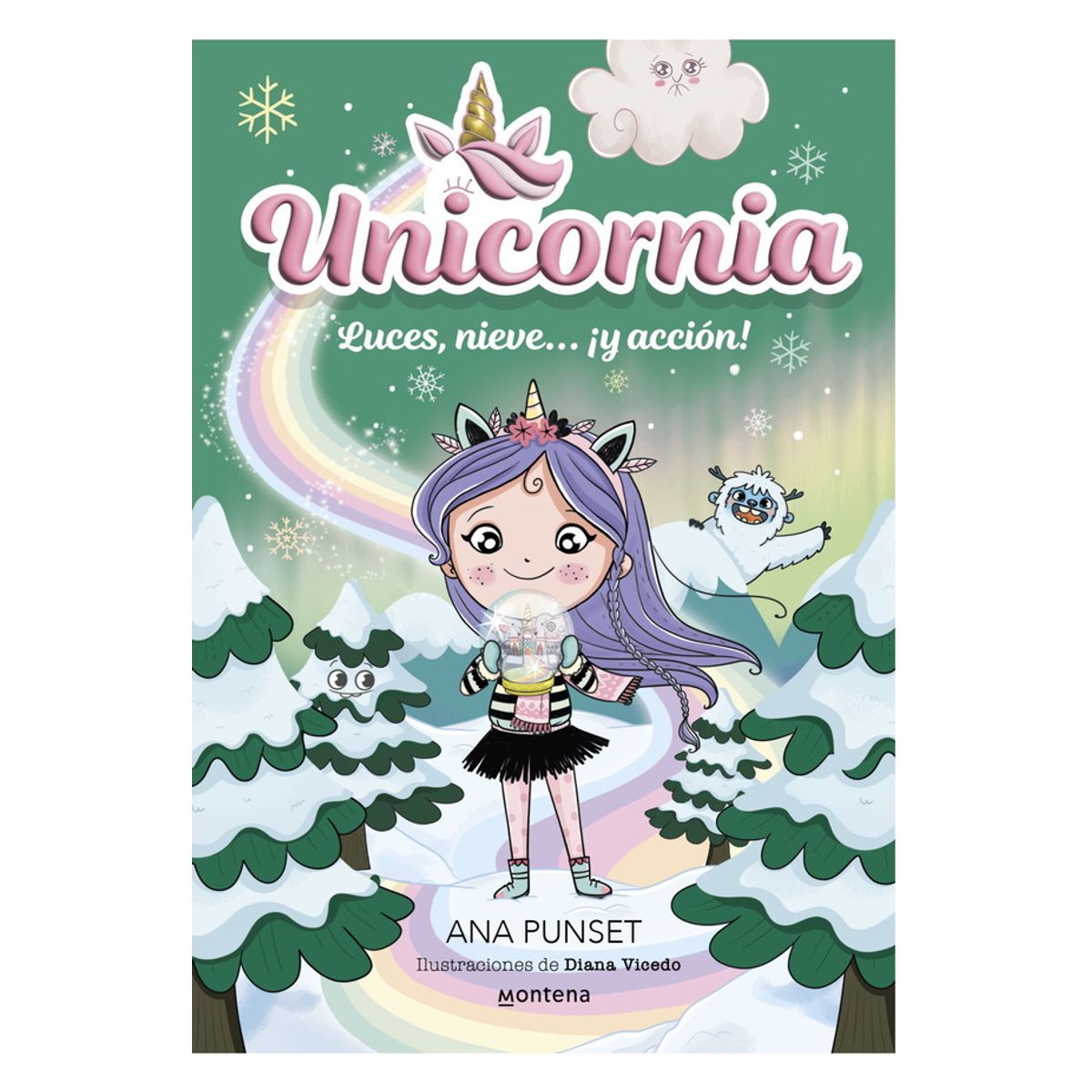 ANTARTICA LIBROS - Unicornia 14. Luces, Nieve…¡Y Accion Unicornia 14