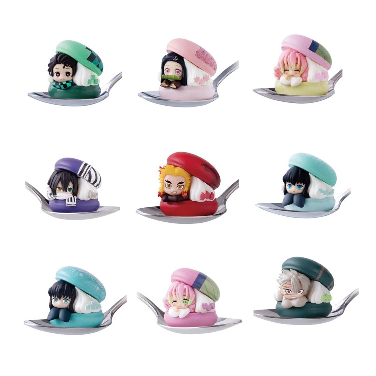 BANDAI - Figura Sorpresa Demon Slayer Chara Macaron Blind Bag Bandai