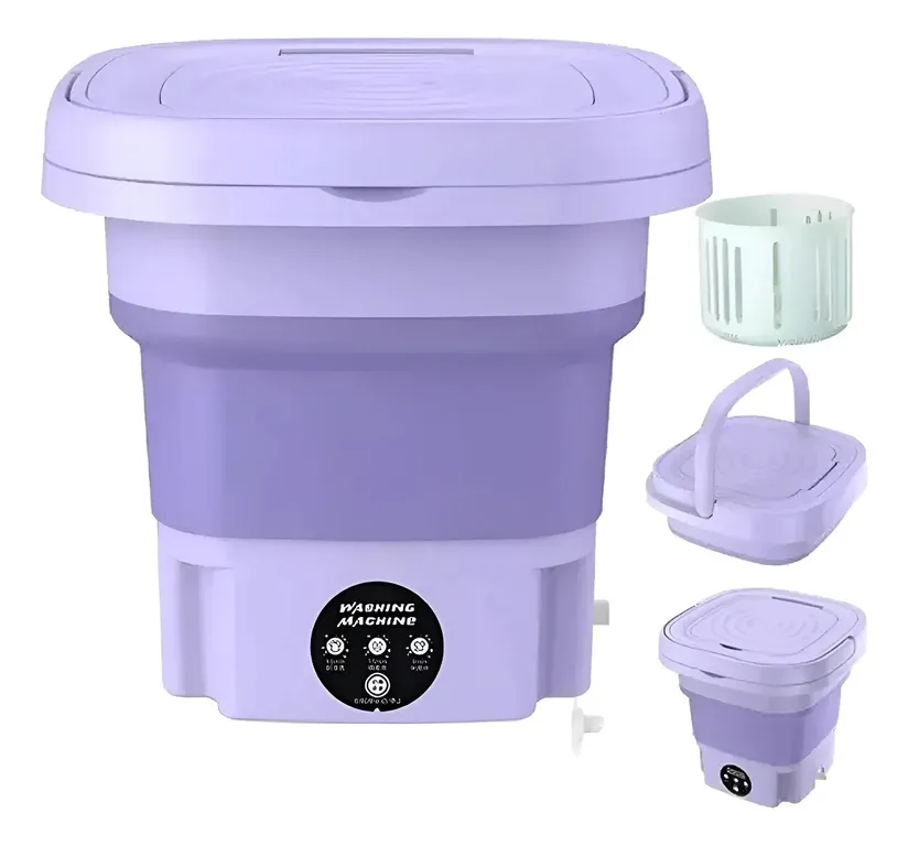 GENERICO Mini Lavadora Automática Portátil Plegable Para Ropa Pequeña
