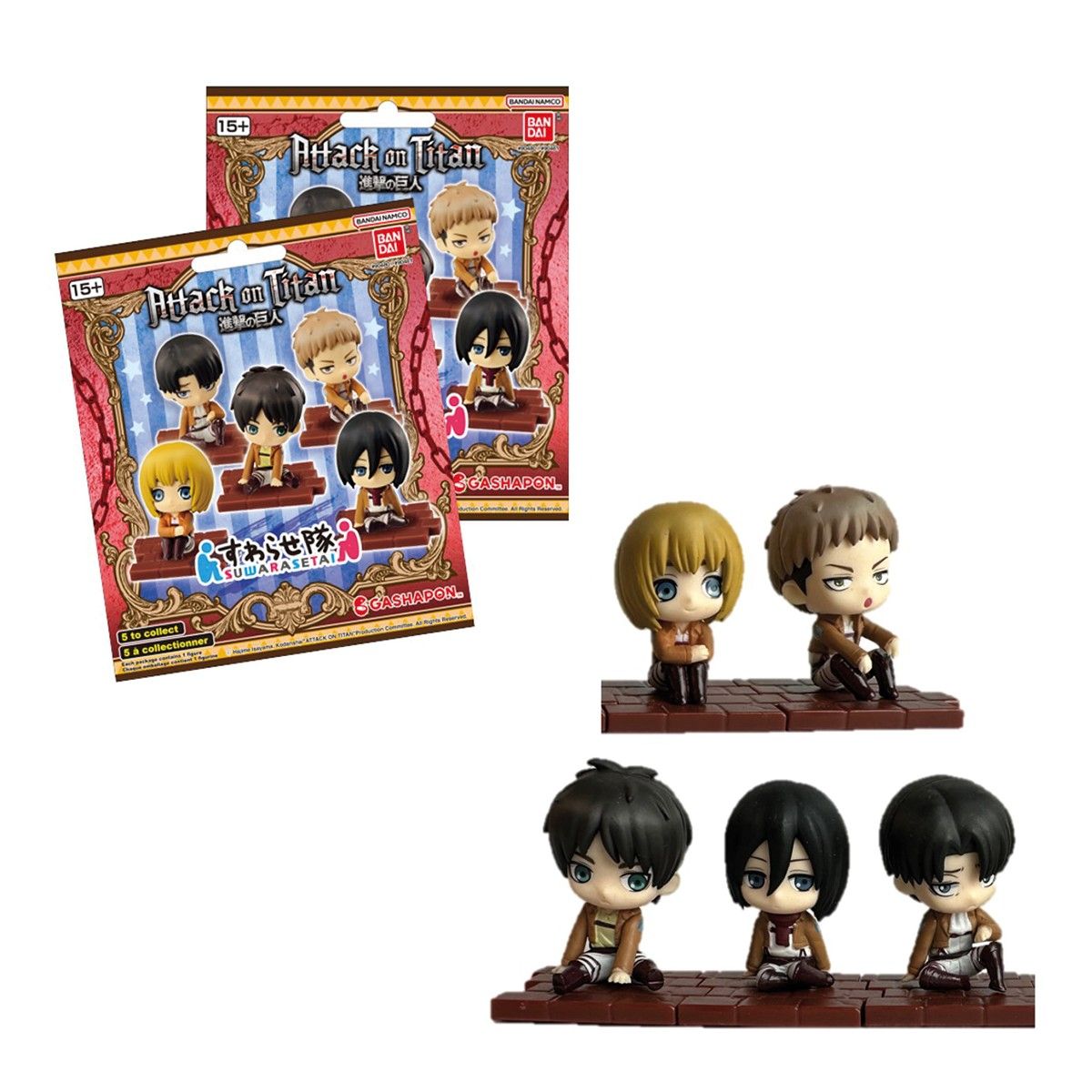 BANDAI - Figura Sorpresa Attack on Titan Suwarasetai Blind Bag Bandai