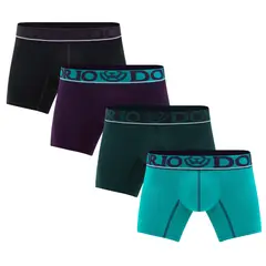 GIOVACCHINO - Pack de 4 Boxer Corto Algodón Hombre