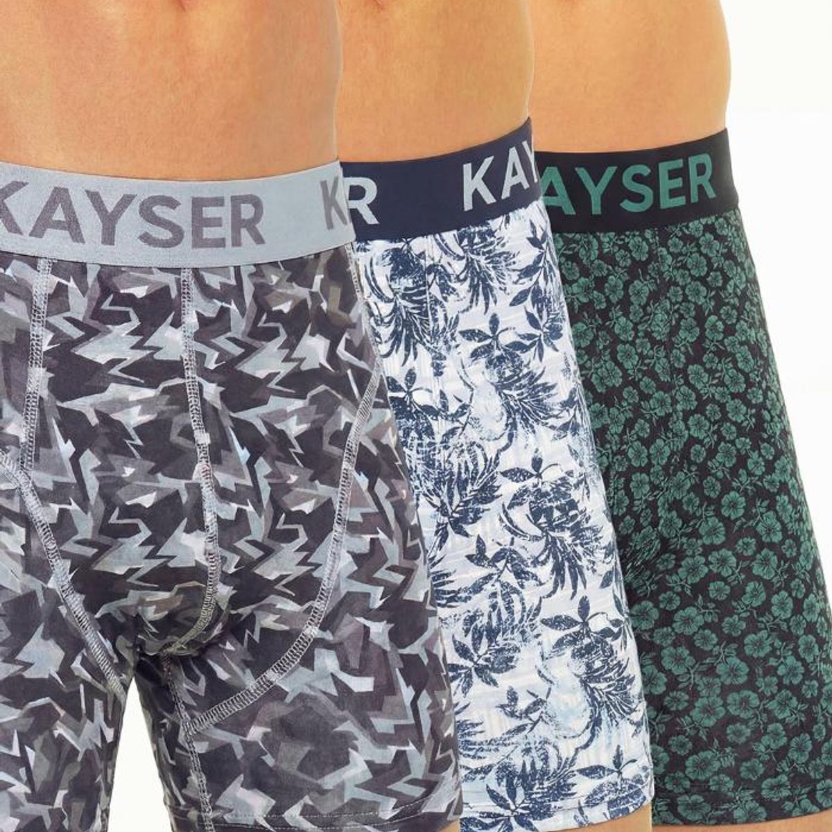 KAYSER - Pack 3 Bóxer Algodón P393.276-GRI