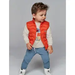 MAYORAL - Conjunto 3 piezas, incluye pantalon, polera y chaqueta sin mangas.