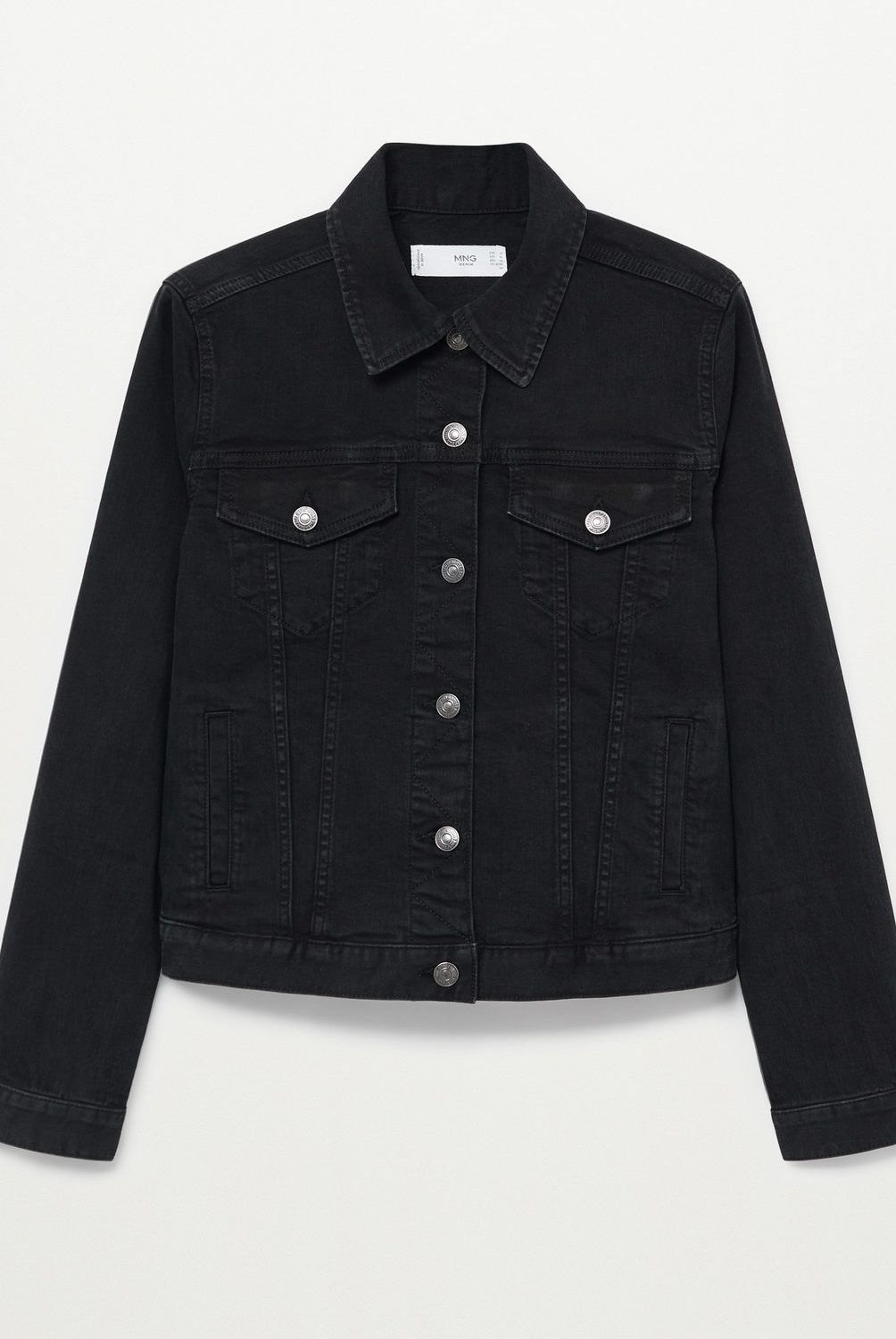 MANGO - Chaqueta Denim Algodón Vicky Mujer