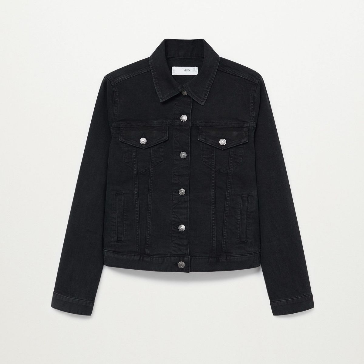 MANGO - Chaqueta Denim Algodón Vicky Mujer