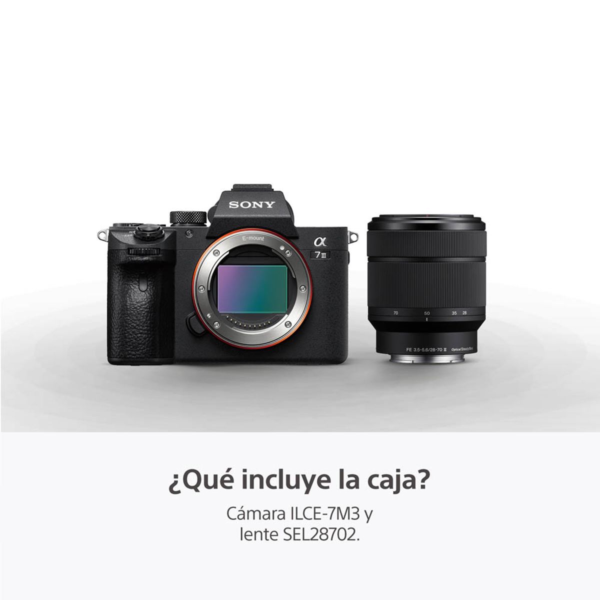 SONY - Cámara a7 III sensor full-frame de 35 mm + lente de zoom de 28-70 mm 2da generación
